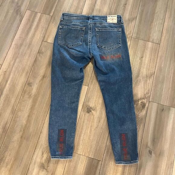 True Religion‎ Mid Rise Skinny Jeans Women 33 - Picture 5 of 7